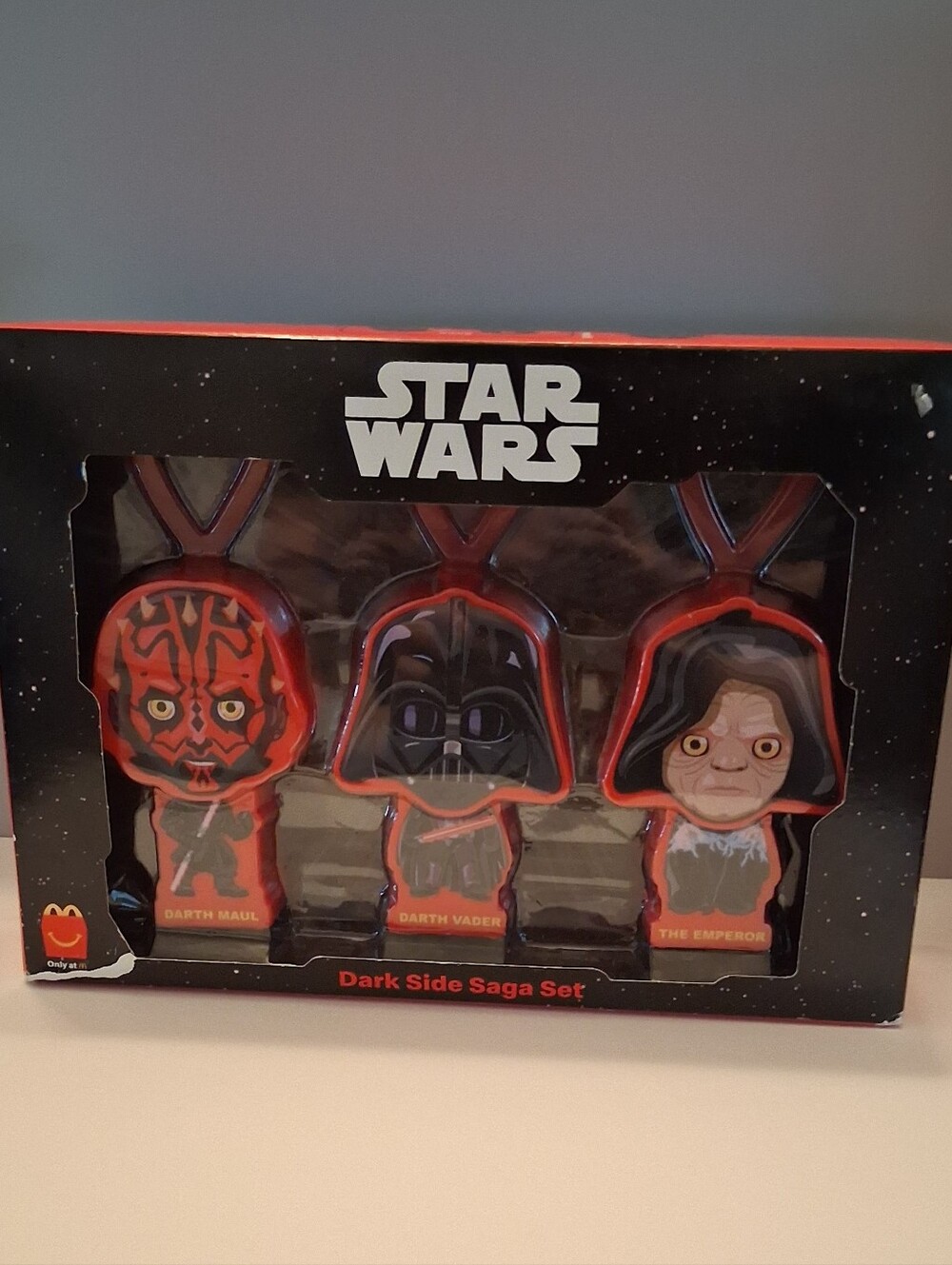 Star Wars 2019 Collectible Dark Side Saga Set - 3 Piece McDonald's Kids Toy Set